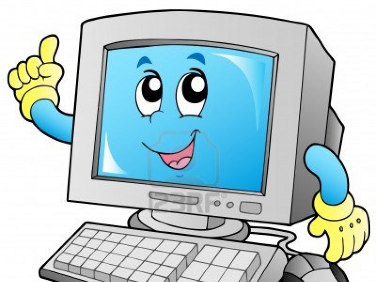 Рисунок компьютер детский